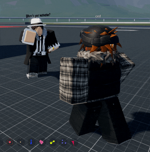 a screenshot of a video game shows a character asking another character where 's your motivation