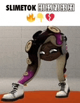 a picture of a cartoon character with a broken heart and a flame .