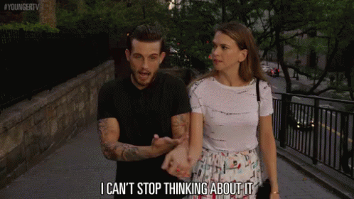 I Can'T Stop Thinking About It GIF - Sutton Foster Liza Miller Nico Tortorella GIFs