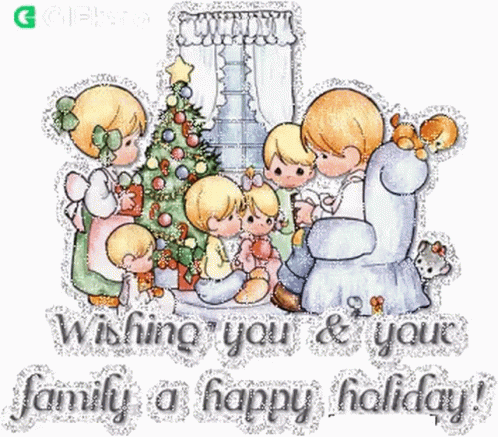 Wishing You And Your Family A Happy Holiday Gifkaro GIF - Wishing You And Your Family A Happy Holiday Gifkaro Merry Christmas GIFs