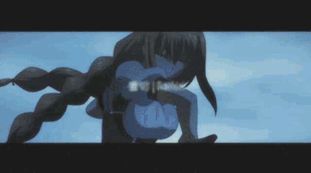 a picture of a girl with a sword and the word raikir on the bottom