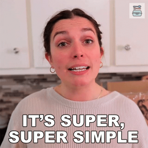 Its Super Super Simple Emily Brewster GIF - Its Super Super Simple Emily Brewster Food Box Hq GIFs