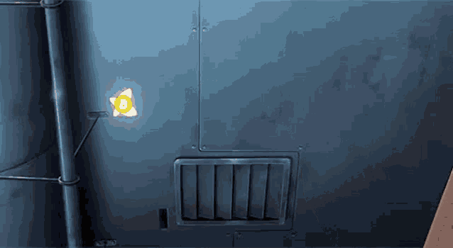 there is a light on the wall that looks like a flower .