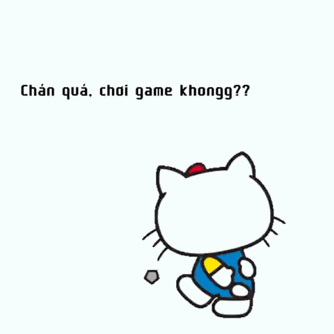a cartoon of hello kitty with a foreign language caption