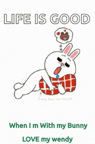 Cony And Brown Love You Wendy GIF - Cony And Brown Love You Wendy Couple GIFs