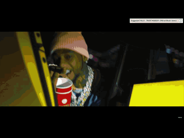 a screenshot of a video that is titled trust nobody