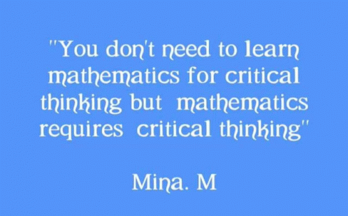 Quotes Mathematics Quotes GIF - Quotes Mathematics Quotes Critical Thinking GIFs