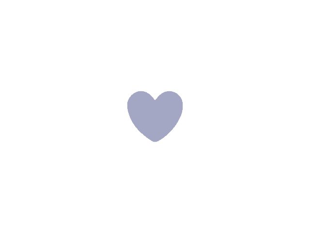 a pink circle with a red heart in the center