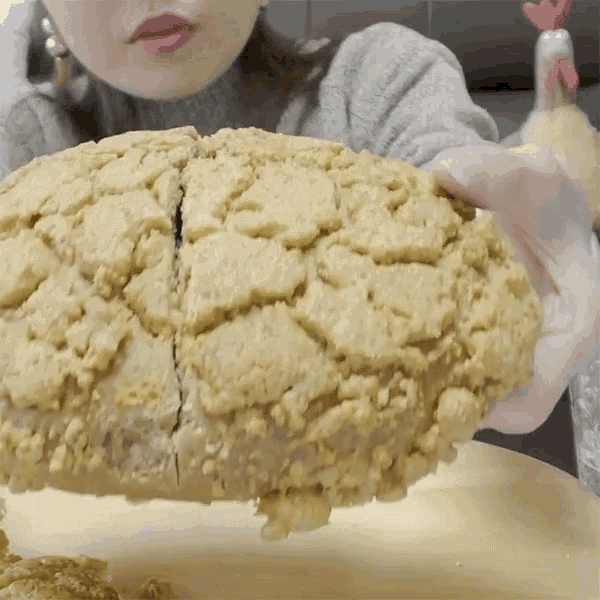 Ripping Aprt Bread GIF - Ripping Aprt Bread Pastry GIFs
