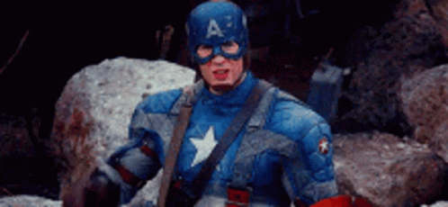 Salute Captain America GIF - Salute Captain America Steve Rogers GIFs