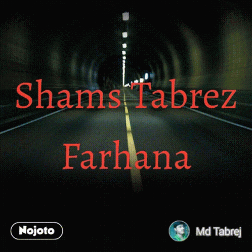 Farhana Shams Tabrez GIF - Farhana Shams Tabrez Tunnel GIFs