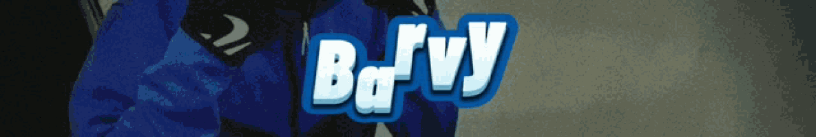 a person wearing a blue jacket with the letters bg-vj written on it
