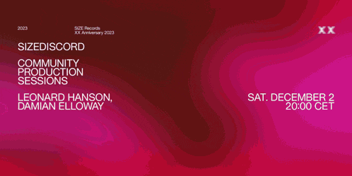 a poster for a concert called sized discord