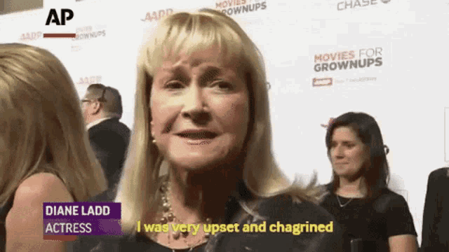 diane ladd actress says she was very upset and chagrined during an interview