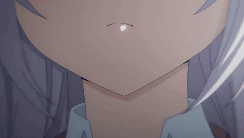 a close up of a person 's neck with a small white spot on it