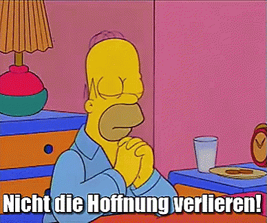 Homer Betet GIF - Hoffnung Beten Homer Simpson GIFs