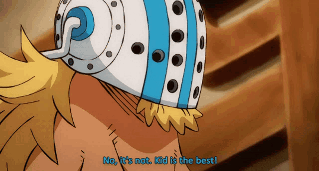 a cartoon character says " no it 's not kid is the best ! "