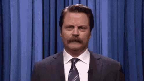 Ron Swanson Eyes On You GIF - Ron Swanson Eyes On You Watching You GIFs