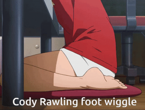 Cody Rawling Foot Wiggle GIF - Cody Rawling Foot Wiggle Feet GIFs