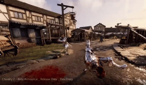 Chivalry2 What We Got Here GIF - Chivalry2 What We Got Here Melee Rock GIFs