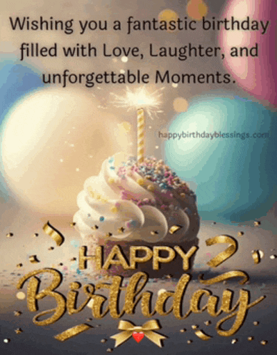 a birthday card wishing you a fantastic birthday filled with love laughter and unforgettable moments ..
