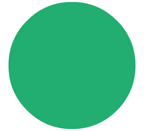 a green circle with real estate we mix you live on it