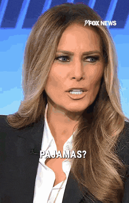 a woman in a suit says pajamas on the fox news channel