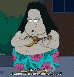 Somewhere Over The Rainbow American Dad GIF