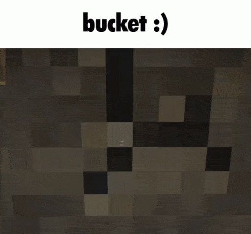Bucket Minecraft GIF - Bucket Minecraft Menbead GIFs