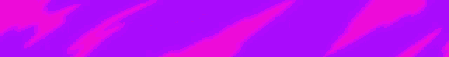 a close up of a person 's face with a purple background and a purple light coming out of it .