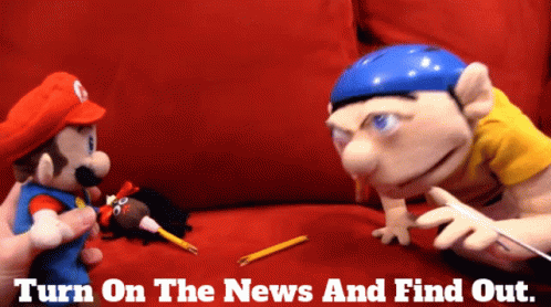 Sml Jeffy GIF - Sml Jeffy Turn On The News And Find Out GIFs