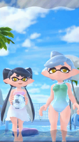 Splatoon Squid Sisters GIF - Splatoon Squid Sisters Marie GIFs