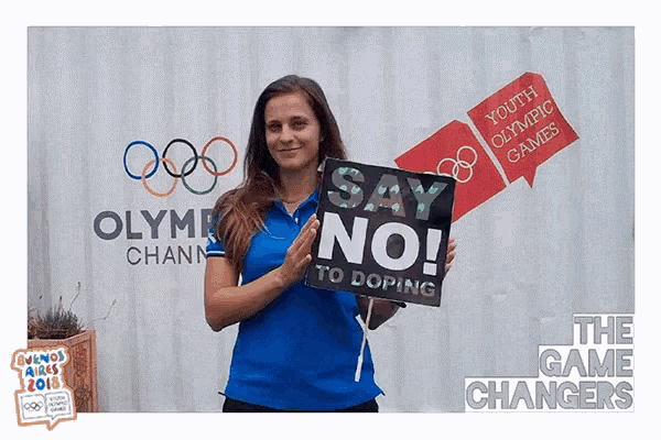 Say No To Doping Smiling GIF - Say No To Doping Smiling Pretty GIFs