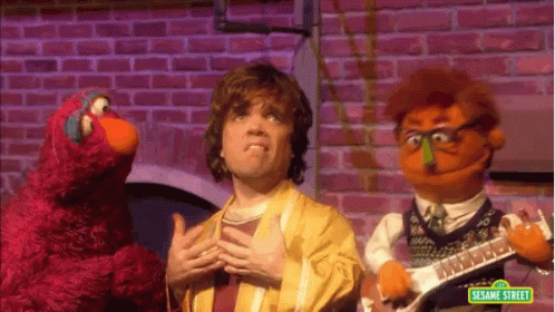 Tyrion Sesame Street GIF - Tyrion Sesame Street Game Of Thrones GIFs