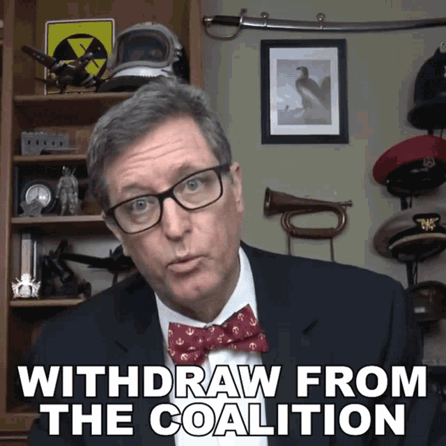 Withdraw From The Coalition Or Be Attacked Lance Geiger GIF - Withdraw From The Coalition Or Be Attacked Lance Geiger The History Guy GIFs