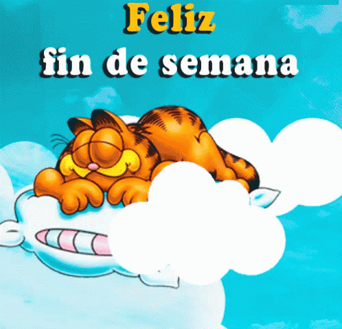 Feliz Fin De Semana GIF - Garfield Feliz Fin De Semana Fin De Semana GIFs
