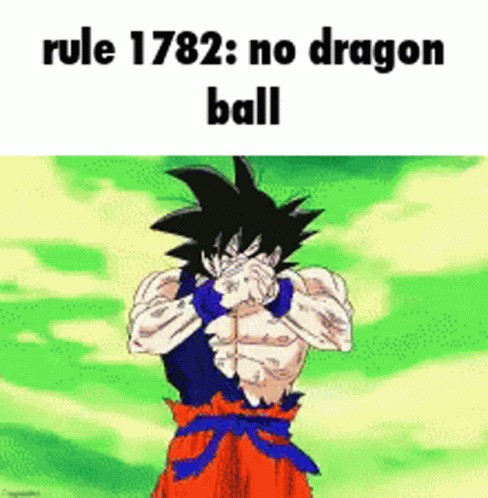 Rules Dragon Ball GIF - Rules Rule Dragon Ball GIFs
