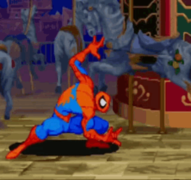 Spiderman Marvelvs Capcom GIF - Spiderman Marvelvs Capcom Taunt GIFs