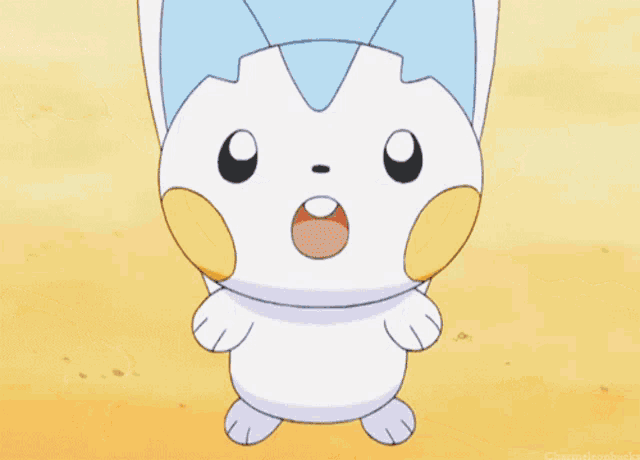 a cartoon character with an angry look on its face