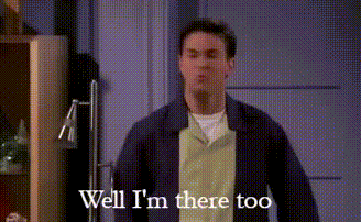 a man is standing in front of a door and saying well i 'm there too