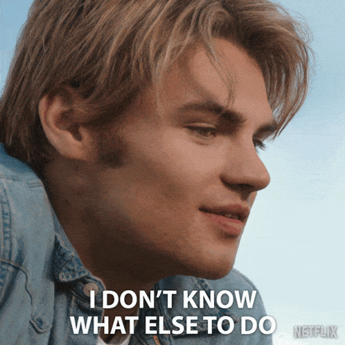 I Don'T Know What Else To Do Cole Walter GIF - I Don'T Know What Else To Do Cole Walter My Life With The Walter Boys GIFs