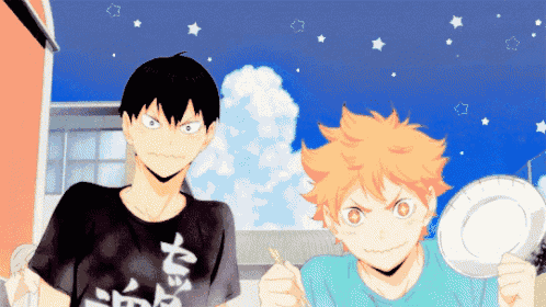 two anime characters standing next to each other with one wearing a shirt that says ' tokyo '