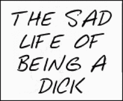 a black and white drawing of a cartoon character saying `` and every time i get excited , i throw up ''