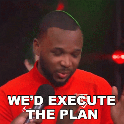 Wed Execute The Plan Mister Crimson GIF - Wed Execute The Plan Mister Crimson Giants Gaming GIFs