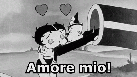 Betty Boop Amore Mio Bacio Amore GIF - Betty Boop Love Kiss GIFs