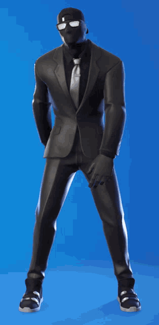 a man in a suit and tie is wearing a baseball cap