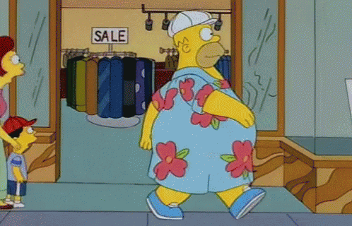 Fat Simpsons GIF - Fat Simpsons Fabulous GIFs