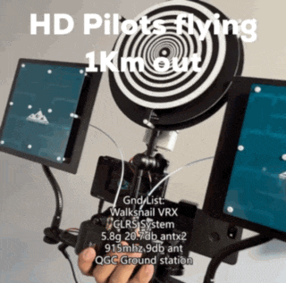 a person holding a device that says hd pilots flying