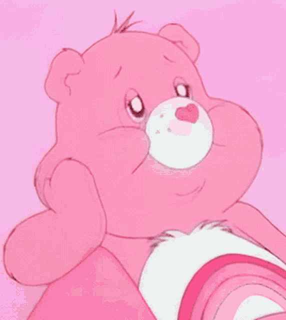 Care Bare Pink GIF - Care Bare Pink Hearts GIFs