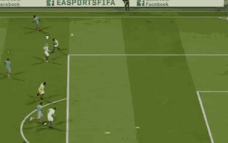 a soccer game is being played on a field with the goal xl in the center of the field